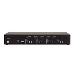 Black Box KVS4-1004HV Secure KVM Switch, 4-Port, Single Monitor HDMI/DisplayPort